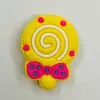 Zapatos de agujero de dibujos animados zapatos flor helado piruleta accesorios de PVC pantuflas para niños decoraciones DIY desmontables