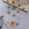 Pegatinas para Uñas Mariposa Maillard 5D en Relieve Flor Blanca Tridimensional Mariposa Aurora Pegatinas para Uñas Accesorios Modelo Tj