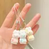 Cordón para Colgante Pequeño con Acabado Afelpado (120 Piezas con Soporte) Llavero DIY Cadena para Teléfono Colgante para Bolso