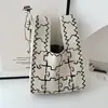 Bolso Chaleco Bolso Chaleco Bolso de Mano Tejido Casual Bolso de Mano Contraste de Color Ajedrez Bolso de Mano Coreano de Lujo Ligero