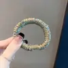 2026 Novo Elástico de Cabelo de Cetim Cristal Cor Sólida Versátil Estilo Coreano Faixa de Cabelo para Rabo de Cavalo Elástico de Alta Elasticidade para Mulheres