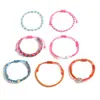Temu Venta Caliente Transfronteriza Pulsera Trenzada Mezclada Estilo Étnico Colorido Corazón de Dopamina Pulsera Ajustable para Mujer
