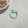 Chaveiro Colorido de Maçã com Fecho de Mola Simples Abertura Argola de Mola DIY Acessório de Celular Peças de Chaveiro