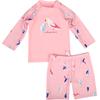 Traje de baño para niños Traje de baño para niñas de talla grande Traje de baño coreano de manga larga con protección solar de loro para niñas Traje de baño para bebés