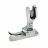 Calcador P351X para Máquinas de Costura de Mesa Plana e Computadorizadas, Calcador Universal com Guia de Borda, Máquina de Costura Industrial com Guia de Borda, Todo em Aço