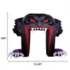 Arco Hinchable de la Parca de Halloween Decoración para Fiesta al Aire Libre en el Jardín Poliéster Luz LED Iluminado Modelo Hinchable de Vampiro