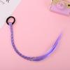 Peluca con degradado colorido transfronterizo, trenza para niños, adultos, vacaciones, viajes, accesorios para el cabello, trenza torcida, cuerda para el cabello, anillo de toalla