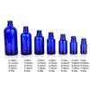 Frasco de óleo essência azul frasco de vidro 5ml-100ml sub-embalagem de cosméticos frasco vazio 30ml serigrafia bronzeadora 50