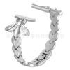 Para iwatch Correa de reloj Correa de Apple Watch Diamante de abeja Metal Acero inoxidable Correa de reloj Universal Correa de reloj de 22 mm
