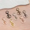 Set de Tres Piezas de Dijes para Bolsa con Broche de Langosta de Aleación de Zinc 308 Chapado, Llavero de Figura de Ocho y Pequeño Colgante del Festival Qixi