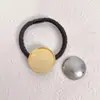 Día de la Madre Brocado de Canción del Patrimonio Cultural Inmaterial Base para Pasador de Pelo DIY Base para Goma de Pelo con Cubierta Accesorios para el Cabello Hechos a Mano Chinos Team Building de Salón