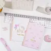 Joytop Hello Kitty Série Rosa Doce - Caderno A5 Sem Fio com Encadernação de Cola para Estudantes, Anotações de Aula