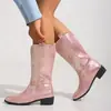 Botines de Tobillo para Mujer Primavera 2026 con Punta Dividida, Tacón Plano, Diseño Hueco, Forro de Lana de Secado Rápido, Parte Superior de Cuero Sintético, Estilo Cómodo para Exteriores