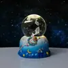 Bola de Cristal Luminosa Base Giratória Luz Noturna Luminosa Atacado Luz de Atmosfera para Casa Decorações de Mesa para Quarto Presentes