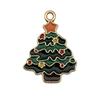 140 Desenhos animados Óleo Gota Liga Santa Elk Árvore Floco de Neve DIY Brincos Pulseira Pingente Jóias Acessórios