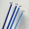Haste de Vidro Borossilicato Doméstico Colorido de 12mm de Diâmetro Vidro Colorido Lâmpada Material Duro Pode Ser Queimado Material para Lampworking DIY Sólido
