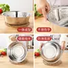 Acero Inoxidable Lavabo Doméstico para Lavar Verduras Lavabo Lavabo Comercial Lavabo para Verduras Lavabo para Fondue Lavabo para Especias Lavabo para Batir Huevos