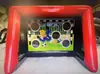 Accesorios para actividades divertidas transfronterizas: portería de fútbol inflable, campo de fútbol de cuadrícula de nueve cuadros, juego interactivo de team-building y actividad física al aire libre