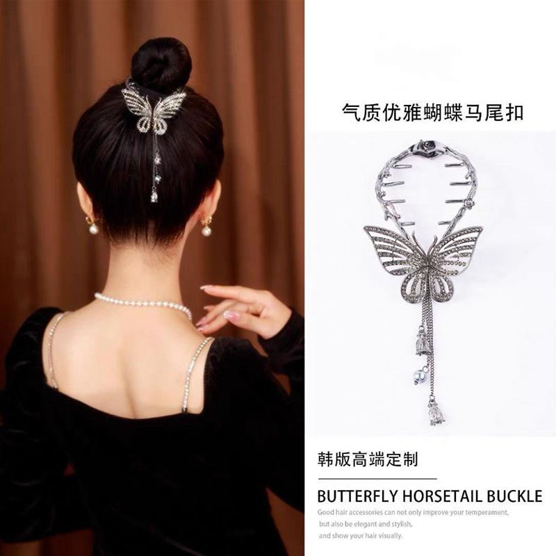 蝴蝶马尾扣2