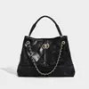 Bolso de Mano Tote Marrón Estilo Chanel para Mujer, Gran Capacidad, Nuevo Modelo 2026, Bolso de Cadena, Bolso Hobo Vintage para el Hombro