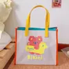 Bolsa de Mão de Gelatina em PVC Bolsa de Praia Bolsa Transparente Verão Feminina Viagem Bolsa para Celular Bolsa de Armazenamento Fofa Grande Capacidade