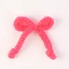 Acessórios de Laço de Lã Feitos à Mão, Grampos de Cabelo para Roupas, Acessórios DIY, Mini Acessórios de Laço Coloridos