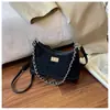 Moda de Comercio Exterior Cadena de Cuadros de Diamantes Bolso de Axila Nuevo Diseño Pequeño de Nicho para Mujer Bolso de Hombro Único para Viajes Diarios Bolso Cruzado Versátil de Moda