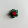 Ponto Crochê Feito à Mão Flor Puff Flor Lã DIY Grampo de Cabelo Acessórios de Joia Corsage Bolsa Acessórios de Roupa Flor