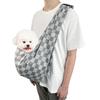 25 Nuevas Bolsas para Gato de Salida con Patrón de Espiga y Hebilla Ajustable, Bolsa Portátil para Perro, Bolso Cruzado para Mascota