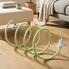 Túnel para Gatos com Varinha de Brinquedo, Brinquedo Túnel para Filhotes, Túnel Arco-Íris Brinquedo de Autoentretenimento que Consome Energia