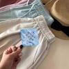 Calça Sopa Secagem Rápida Calça Casual Wide-Leg Feminina Cintura Alta Drapeada Calça Reta Solta Verão T0611K