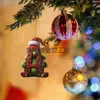 Decorações de Natal Transfronteiriças Novas de 26 Letras Monstro Verde Decorações de Árvore de Natal Grinch Enfeites de Presente de Feriado