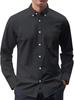 Camisa Oxford de manga larga para hombre, nueva camisa informal de color liso de primavera y otoño de 2025, de comercio exterior, disponible en tallas grandes.