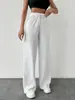 Pantalones de traje a rayas de cintura alta estilo Old Money, diseño americano slim-fit, pantalones casuales rectos holgados y lujosos