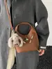Bolso de Mano de Alta Gama Estilo Comercio Exterior para Mujer 2025 Nueva Moda Versátil Bolso Cruzado Super Popular Bolso Tote Pequeño Bolso Cubo