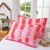 Toalla de Almohada de Peonía Vintage Algodón Engrosado Extra Grande Universal Cuatro Estaciones Absorbente de Sudor Suave Adulto Individual Pareja Funda de Almohada