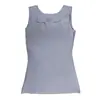 Camiseta Base Acolchada Cuello Cuadrado Sensación de Segunda Piel Zeriluna, Suave y Cómoda al Tacto, Ligera y Transpirable, Camiseta sin Mangas para el Día a Día Amigable con la Piel