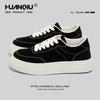 Zapatos de Lona Negros de Suela Gruesa Universales para Hombre, Nuevos Zapatos Deportivos de Otoño 2025, Tenis Casuales para Hombre