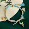 Nuevo Pulsera de Cuerda Colorida del Festival del Bote del Dragón para Niñas, Productos Terminados Tejidos a Mano, Regalos de Joyería para Bebés y Niños, Adornos Lindos para la Mano