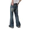 Jeans Retro 2026 para Hombre, Nuevos Pantalones Casuales de Pierna Ancha Lavados a la Moda, Pantalones Rectos de Talla Grande, Pantalones Largos Casuales de Mezclilla