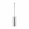 Set de cepillo para inodoro de acero inoxidable personalizado, Artefacto de limpieza para baño del hogar sin perforaciones, Cepillo de inodoro vertical brillante