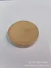 Haya redonda madera pastel cóncava Madera DIY sólida redonda pastel niños bloque de construcción juguete 52*13mm