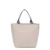 Bolso Simple de Tela para Viajes Diarios Estudiante Trabajador de Oficina Bolsa para Lonchera Bolsa de Almuerzo Bolsa de Tela Engrosada de Gran Capacidad Color Sólido