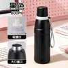 Copo Térmico Novo, Estiloso e de Alta Capacidade para Meninas e Crianças, Copo Portátil com Canudo Feito de Aço Inoxidável 316, Garrafa de Água Simples