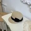 Chapéu de Equitação com Laço, Chapéu de Sol Vintage para Passeio de Verão para Mulheres, Palha Trançada com Proteção Solar, Boné Estilo Bico de Pato Jovem Versátil Novo, Moderno