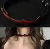 Colar Gargantilha Cruzada de Couro Preto Casual Estilo Punk Design de Nicho Doce e Cool para Mulheres Simples e Moderno