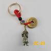 Novo Pingente Chaveiro Moeda Cinco Imperadores Chinoiserie Moeda de Cobre Carro Joia Artesanal Decoração Carro Estilo Étnico Pingente Barraca