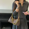 Bolsa de Hombro de Verano 2026 Transfronteriza Moda para Mujer Bolso de Mano Color-Bloqueo Bolso Cruzado Estampado de Moda Bolso de Media Luna