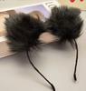 Acessórios de roupa íntima divertidos Faixa de cabelo de orelhas de gato coreanas festa de feriado fofo mulheres grampo de cabelo decorativo orelhas de coelho atacado