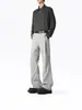 Jeans de calle americanos desgastados para hombre, marca de tendencia nicho de otoño, pantalones rectos holgados de corte limpio